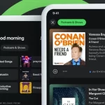 Spotify cambia de diseño y ahora la música y los podcasts tienen su propia sección