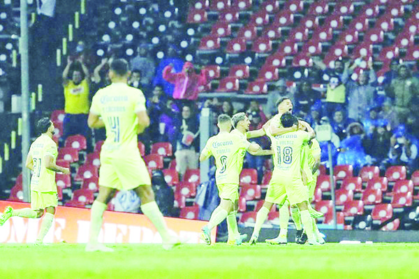 Histórica goleada del América sobre Cruz Azul