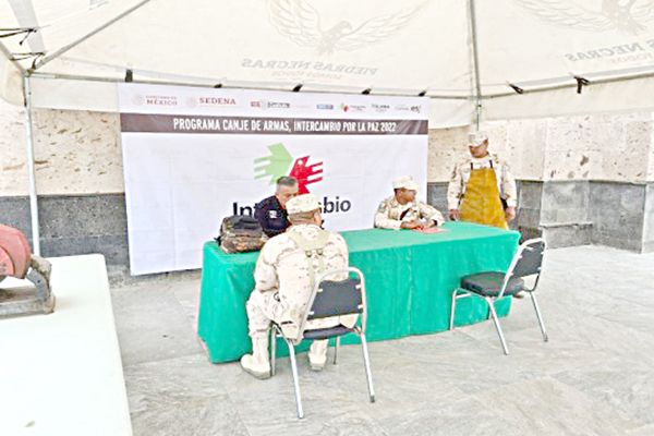 Inicia SEDENA en PN Canje de armas 2022