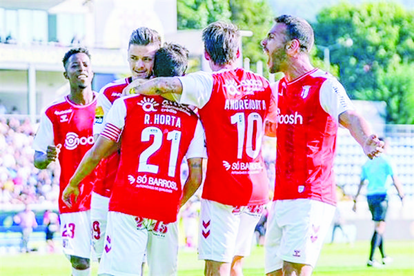 Lainez y su estreno goleador en el Braga