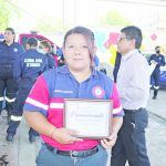 El miedo siempre existe: Bombera