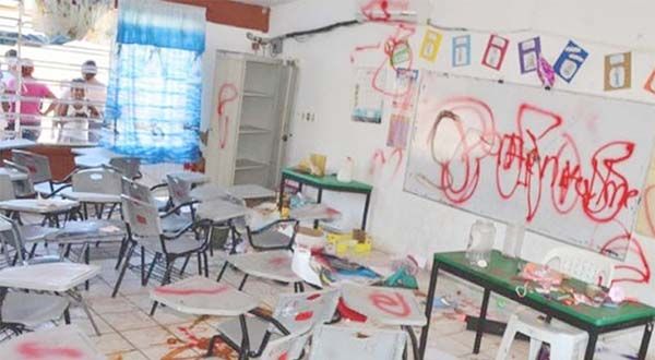 Costará 120 mdp reparar vandalismo en escuelas