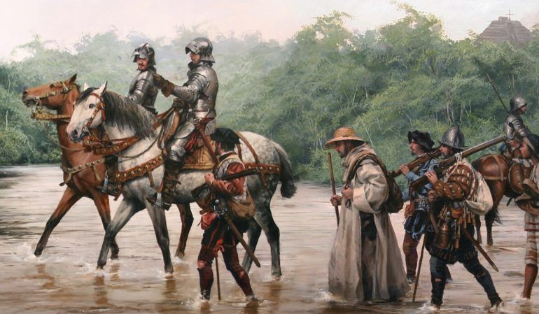 EL DÍA EN QUE HERNÁN CORTÉS PARTIÓ DE VERACRUZ RUMBO A LA CONQUISTA DE LOS AZTECAS