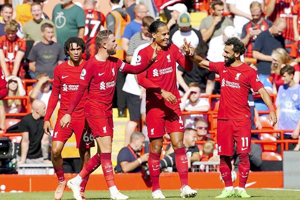 El Liverpool aplasta 9-0 al Bournemouth