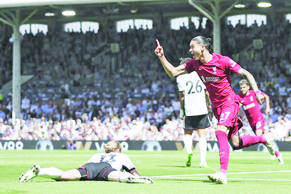 Saca empate Liverpool en su visita al Fulham