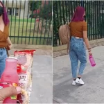 Padre lleva el lonche a su hija en su primer día de universidad; reacción se vuelve viral en TikTok