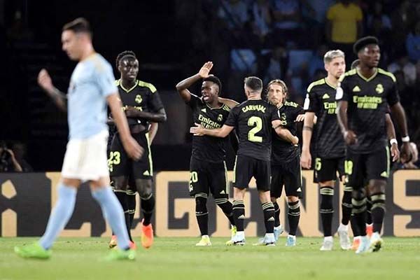 Golea el Real Madrid al Celta en LaLiga