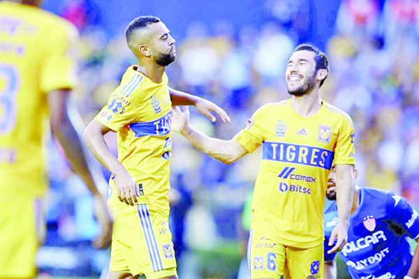 Empata Tigres con Necaxa; ya son tres al hilo
