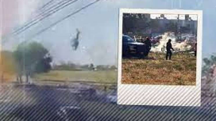 SE DESPLOMA HELICÓPTERO EN AGUASCALIENTES Y FALLECE SECRETARIO DE SEGURIDAD