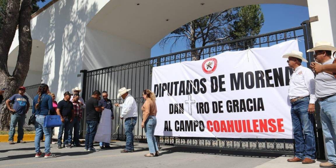 PROTESTAN CONTRA PRESUPUESTO FEDERAL PARA EL CAMPO DE COAHUILA