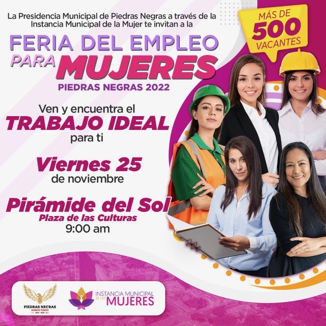 OFERTARÁN MÁS DE 500 EMPLEOS PARA MUJERES