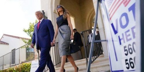 TRUMP VOTA POR LA REELECCIÓN DE RON DESANTIS COMO GOBERNADOR DE FLORIDA