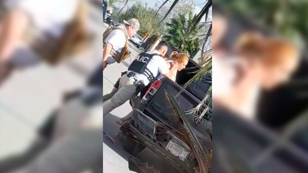 OTRA VEZ LADY DEA: CAPTAN EN VIDEO SU PRESUNTA DETENCIÓN EN PIEDRAS NEGRAS, COAHUILA