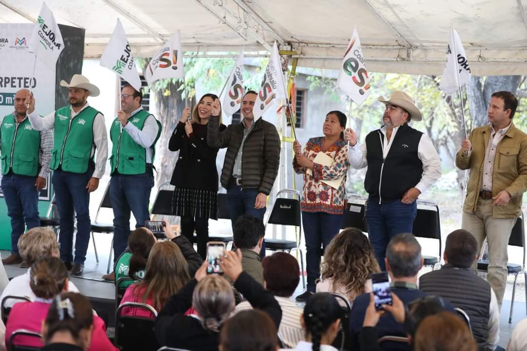 CON MEJORA COAHUILA SIGUE LA RECONSTRUCCIÓN DE MÚZQUIZ