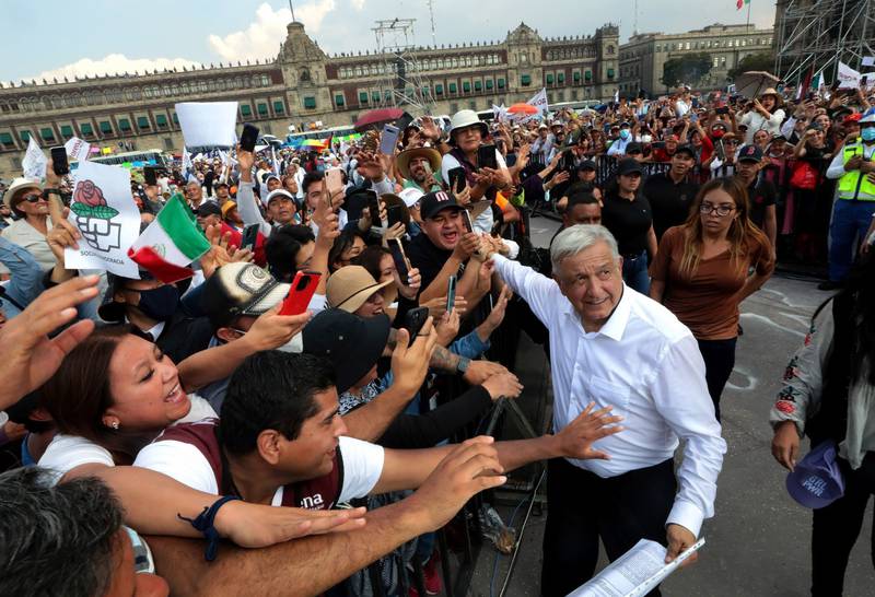 DENUNCIA ANTE INE POR USO DE RECURSOS PÚBLICOS EN MARCHA ‘SE LE RESBALA’ A AMLO