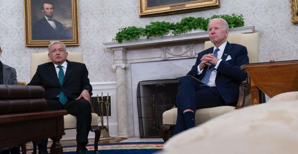 AMLO INSISTE EN QUE BIDEN ATERRICE EN EL AIFA Y LE PIDE “QUE NO SE PRESTE A LA OPOSICIÓN RAMPLONA Y CONSERVADORA”