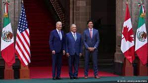 LÓPEZ OBRADOR, BIDEN Y TRUDEAU SE REÚNEN EN PALACIO NACIONAL PARA EL ARRANQUE DE LA CUMBRE