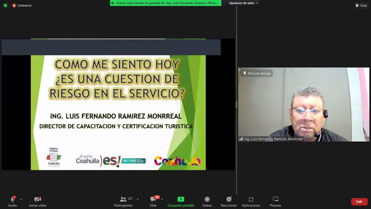 SEFIRC COAHUILA CONTINÚA CAPACITANDO A PERSONAL DE GOBIERNO DEL ESTADO