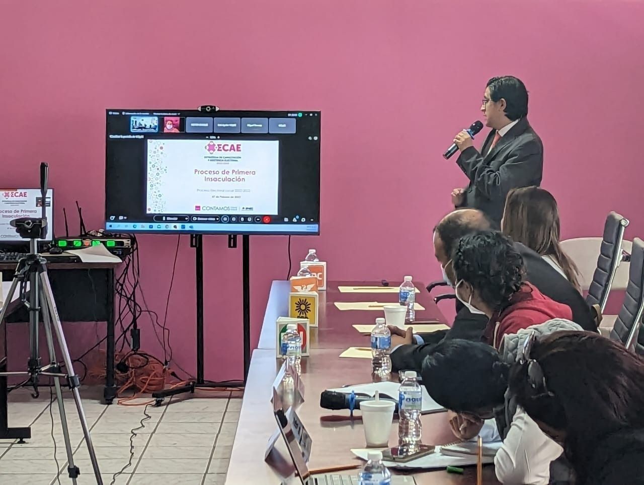 INICIA INE TRABAJOS DEL ECAE      