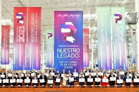 PACTO COAHUILA, CLAVE PARA EL DESARROLLO ECONÓMICO: RIQUELME