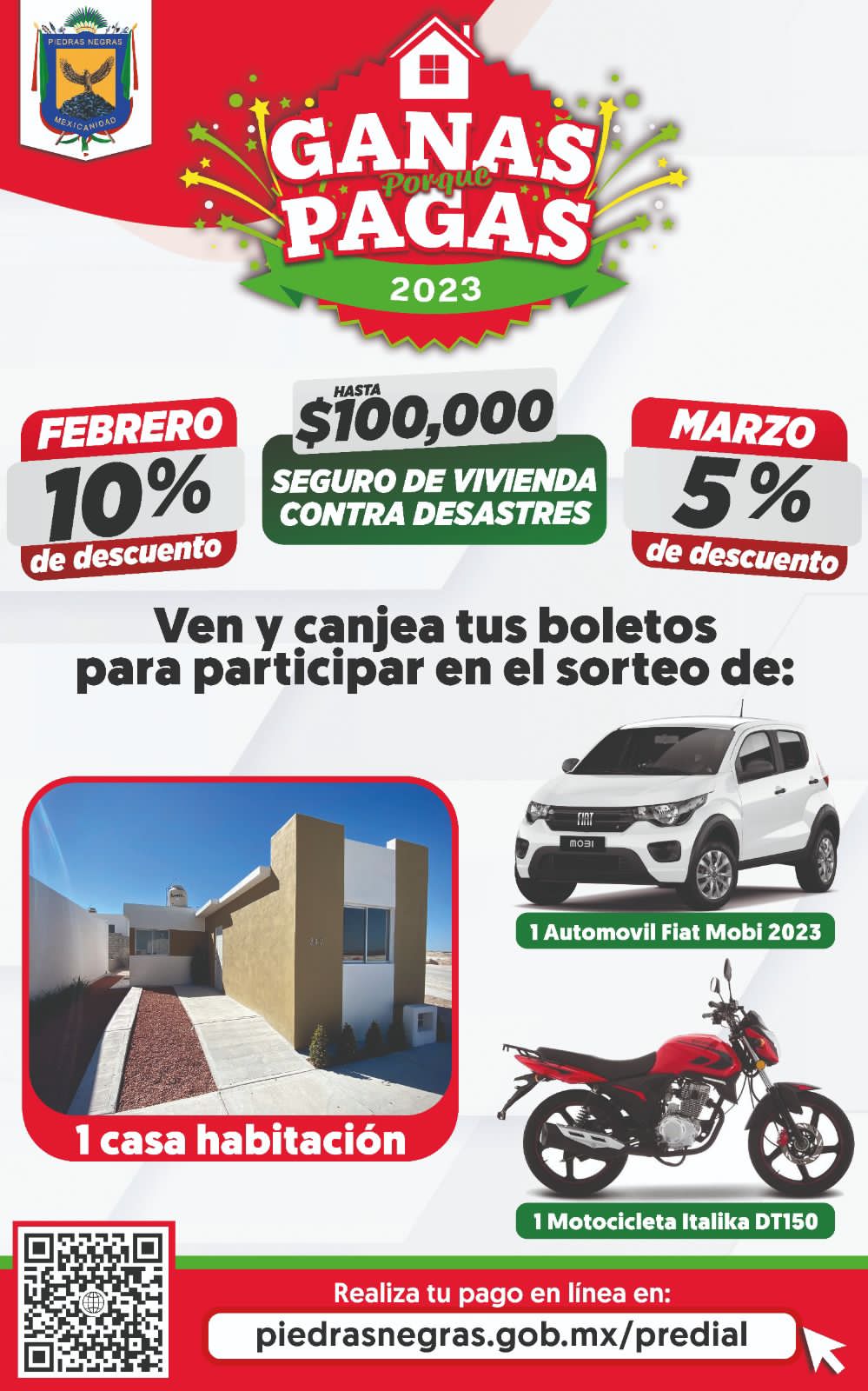MUNICIPIO LISTO PARA ENTRAGAR BOLETOS PARA LA REFIA “GANAS PORQUE PAGAS 2023”