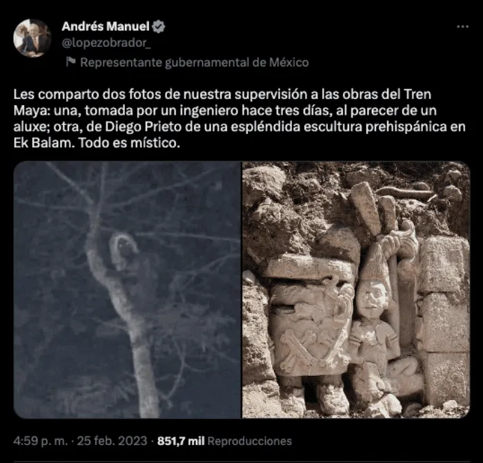 COMEDIANTE DE EU SE BURLA DE LÓPEZ OBRADOR POR IMAGEN DE «ALUXE»