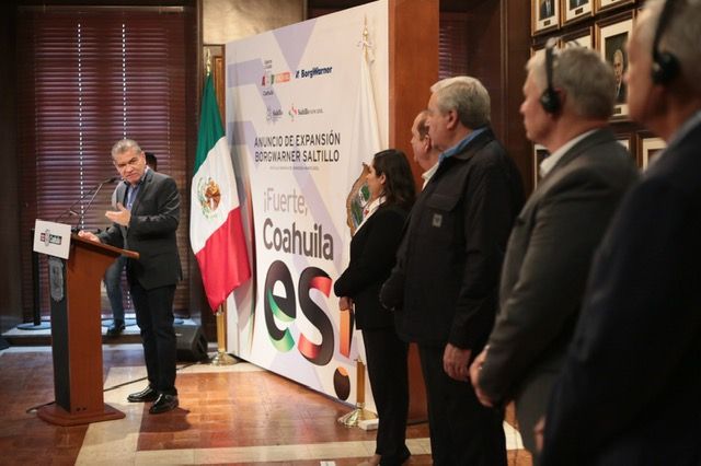 ANUNCIAN MIGUEL RIQUELME Y JOSÉ MARÍA FRAUSTRO EXPANSIÓN DE BORGWARNER-SALTILLO