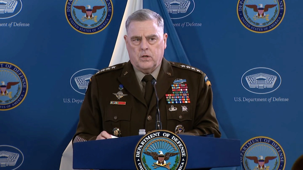 ESTADOS UNIDOS NO ESTÁ SEGURO DE SI EL CONTACTO FÍSICO DEL AVIÓN RUSO CON EL DRON FUE INTENCIONAL, DIJO UN ALTO FUNCIONARIO MILITAR