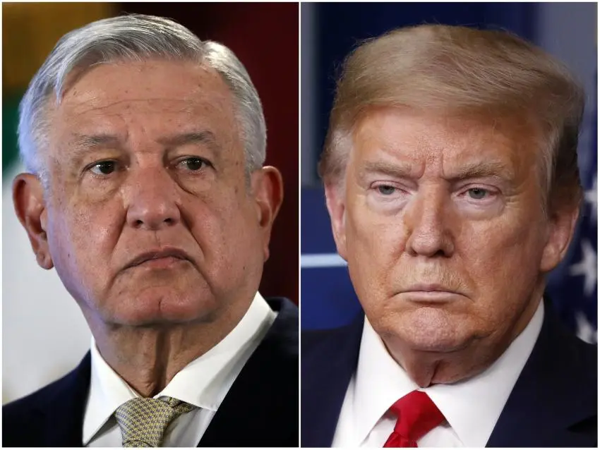 AMLO REITERA SU DESACUERDO CON EL PROCESO LEGAL QUE ENFRENTA TRUMP EN EU Y LO ATRIBUYE A MOTIVOS POLÍTICO-ELECTORALES
