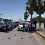 CIERRAN CARRETERA EX TRABAJADORES DE MINOSA