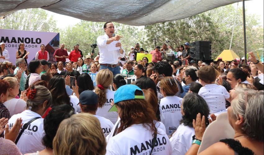 TRABAJO EN EQUIPO CON LA CIUDADANÍA FÓRMULA PARA LLEVAR A COAHUILA AL SIGUIENTE NIVEL: MANOLO