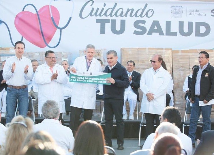 MIGUEL RIQUELME ENTREGA EQUIPOS PARA HOSPITALES EN COAHUILA; SE INVIERTEN 162 MILLONES DE PESOS