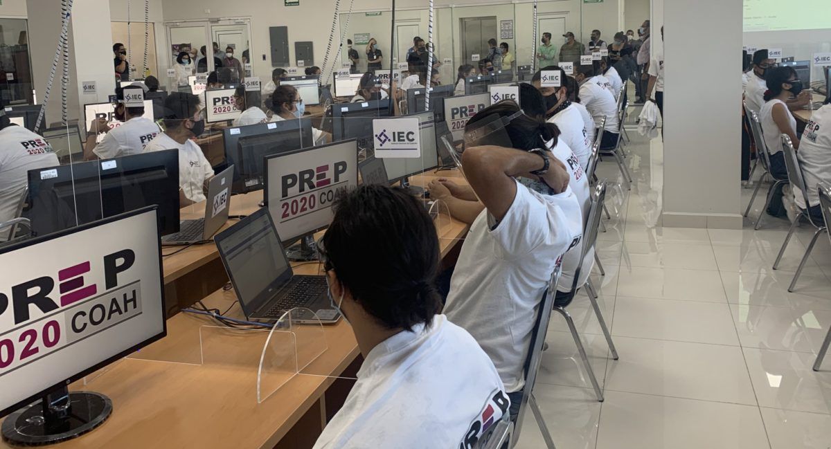 REALIZA IEC PRIMER SIMULACRO RUMBO A LAS ELECCIONES EN COAHUILA