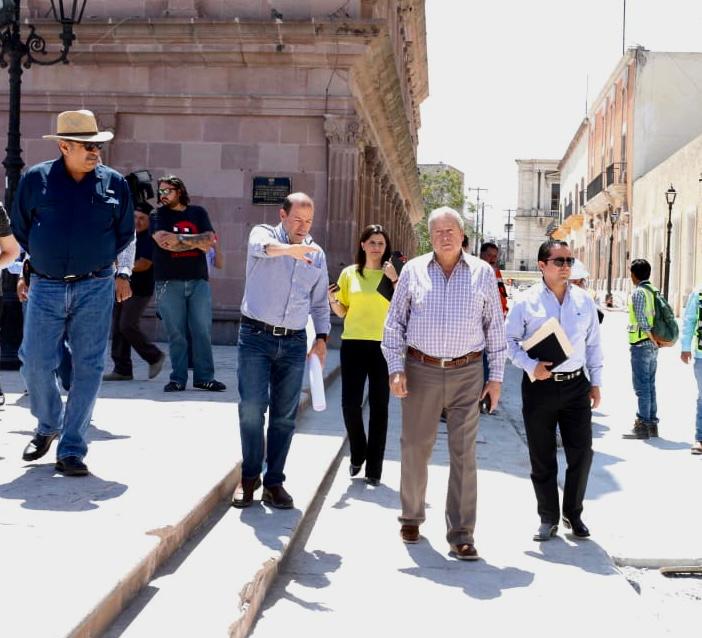 SUPERVISA CHEMA FRAUSTRO TRABAJOS EN PASEO CAPITAL