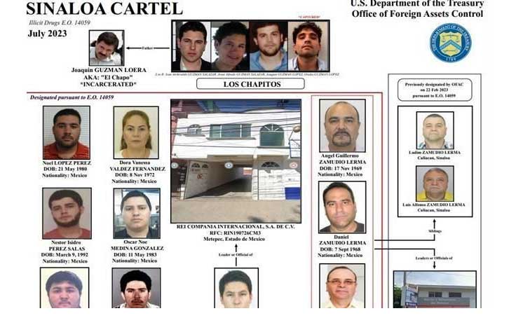 SANCIONA EU A FAMILIARES DE ‘EL CHAPO’ POR FENTANILO