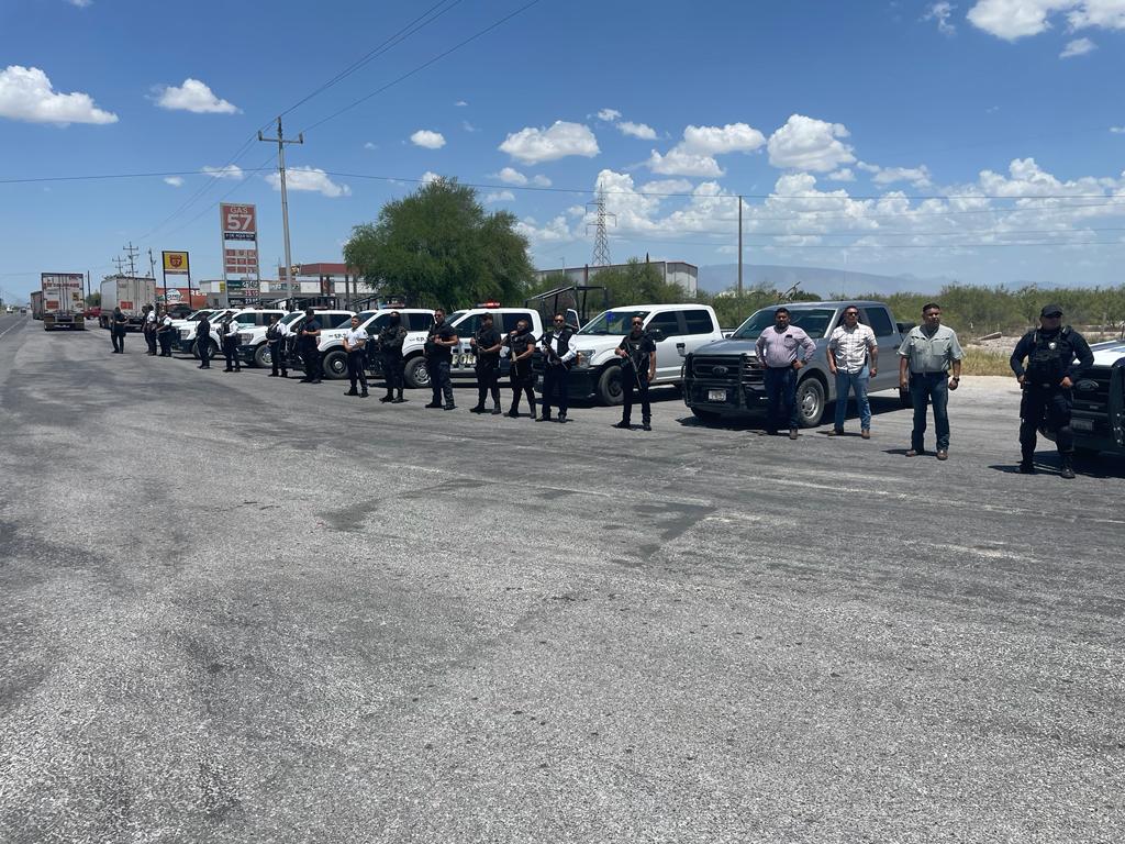 REFUERZAN SEGURIDAD EN MONCLOVA