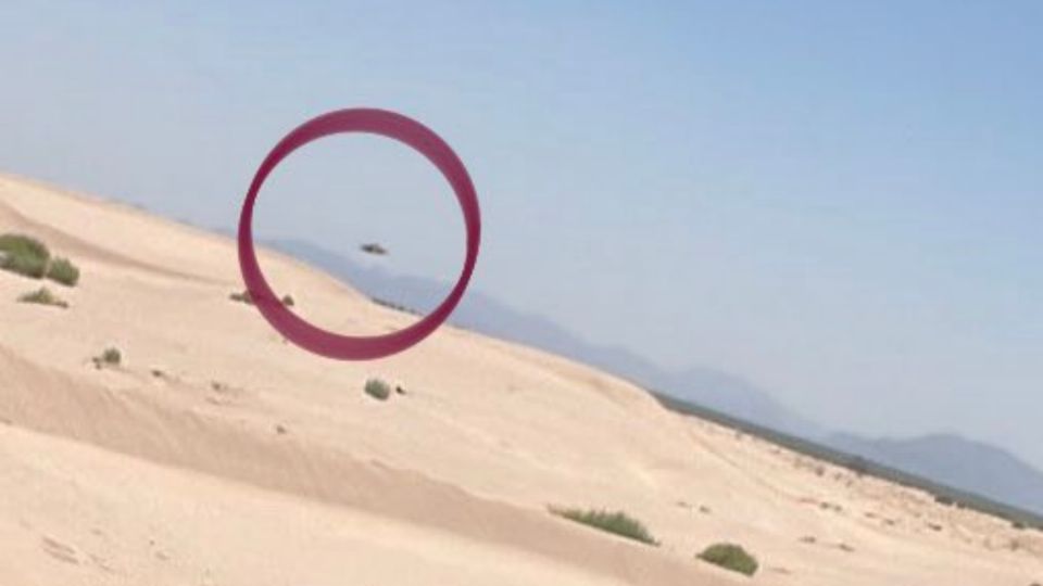 SE TOMÓ UNA SELFIE EN LAS DUNAS DE COAHUILA Y CAPTÓ UN SUPUESTO OVNI: «ME VIERON Y NO ME LLEVARON»