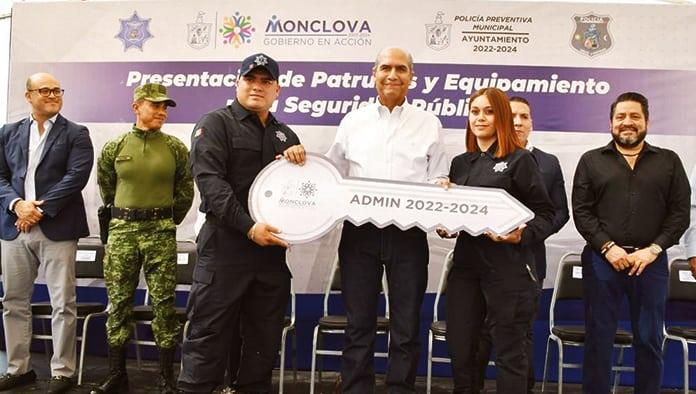 MONCLOVA Y EL ESTADO TRABAJAN COORDINADOS, PARA MANTENER LA SEGURIDAD.