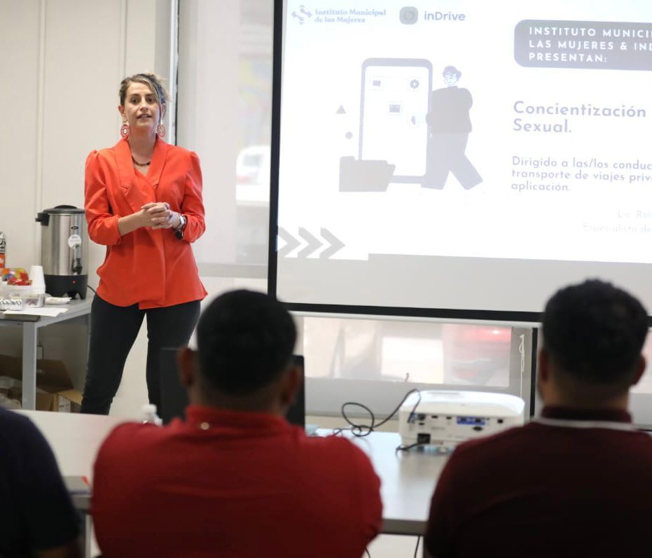 CAPACITA GOBIERNO DE SALTILLO A CONDUCTORES DE INDRIVE EN PREVENCIÓN DEL ACOSO