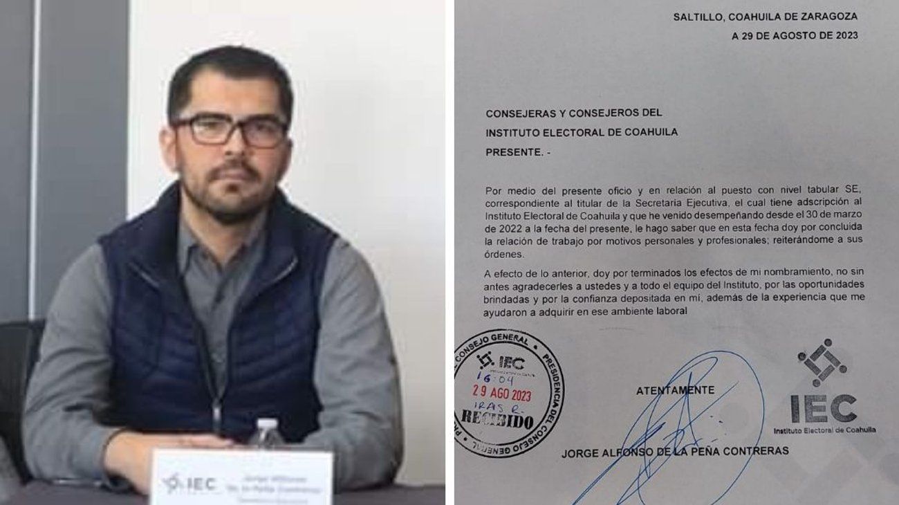 RENUNCIA SECRETARIO EJECUTIVO DEL IEC; AÚN SE DESCONOCE QUIÉN OCUPARÁ EL CARGO