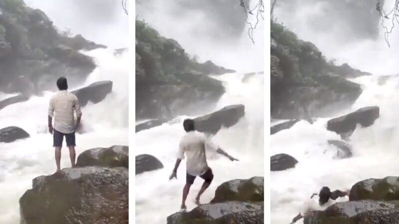 MUERE JOVEN AL GRABAR UN TIKTOK EN UNA CASCADA DE LA INDIA
