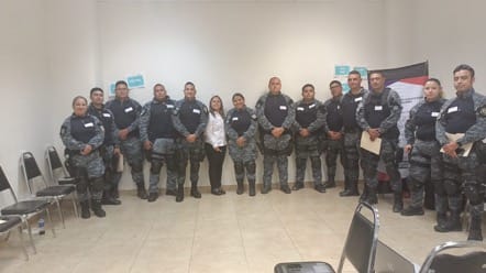 SE FORTALECE A LA POLICÍA DE NAVA A TRAVÉS DE CAPACITACIÓN EN MATERIA DE VIOLENCIA CONTRA LAS MUJERES