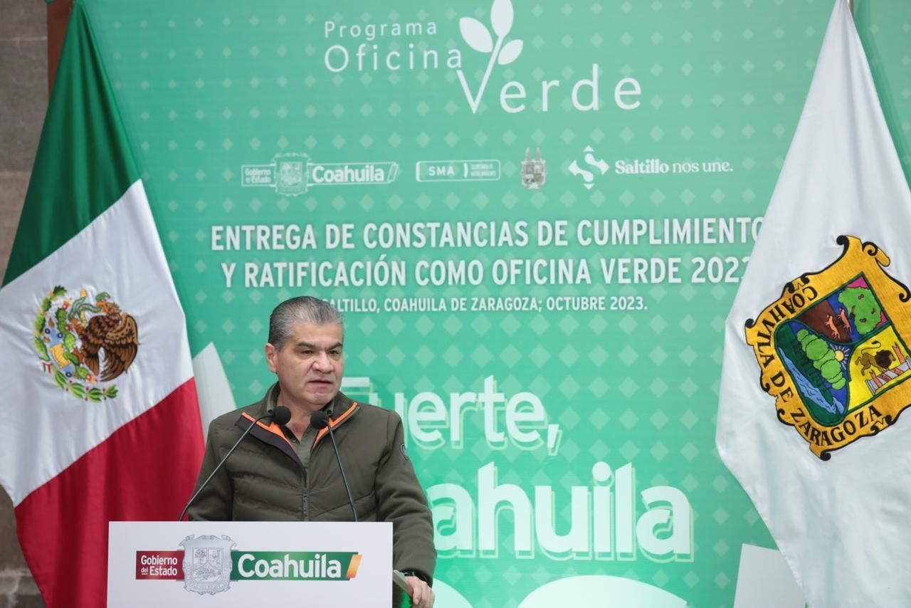 ENTREGA MARS CONSTANCIAS Y RATIFICACIONES DE ‘OFICINA VERDE’ A INSTITUCIONES