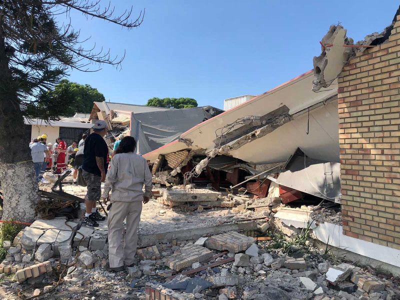 DERRUMBE DE TECHO EN IGLESIA EN TAMAULIPAS, MÉXICO, DEJA UN SALDO DE 10 PERSONAS MUERTAS
