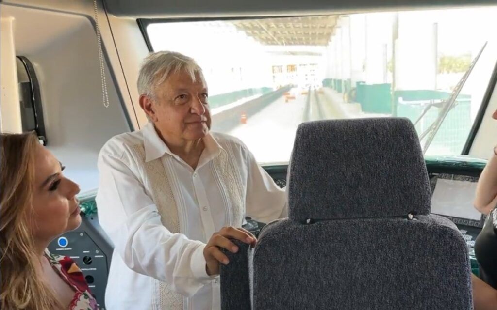 “Si tenemos suerte” hasta febrero de 2024 estará funcionando todo el Tren Maya, anuncia AMLO