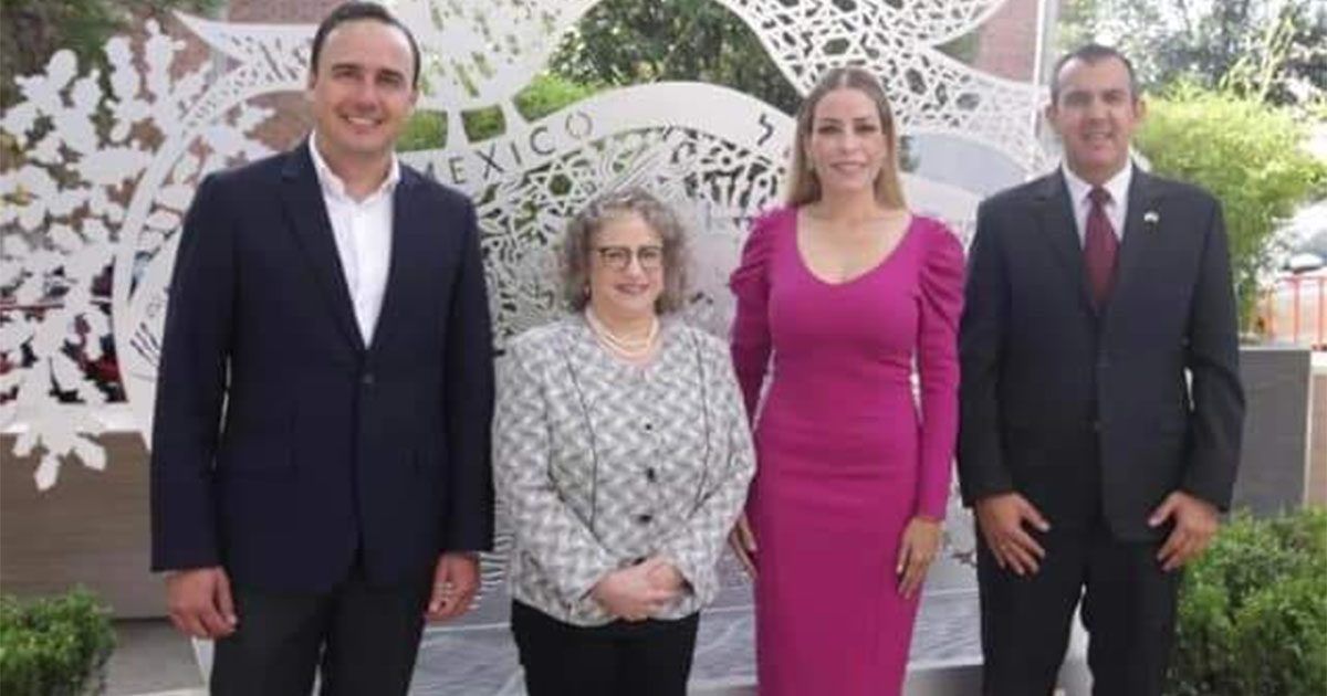 SE REÚNE MANOLO JIMÉNEZ CON LA EMBAJADORA DE ISRAEL EN MÉXICO