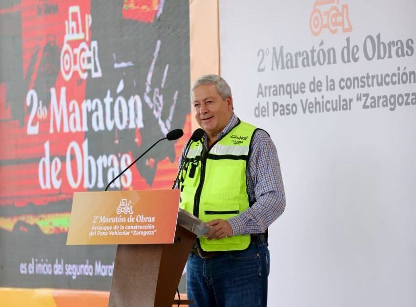 REPORTA CHEMA FRAUSTRO AVANCE DEL 65% EN PUENTE VEHICULAR ZARAGOZA-MIRASIERRA