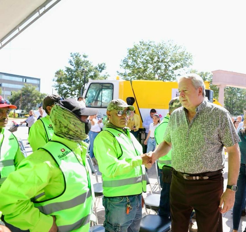 DESTACA ALCALDE EL MANTENIMIENTO A SALTILLO