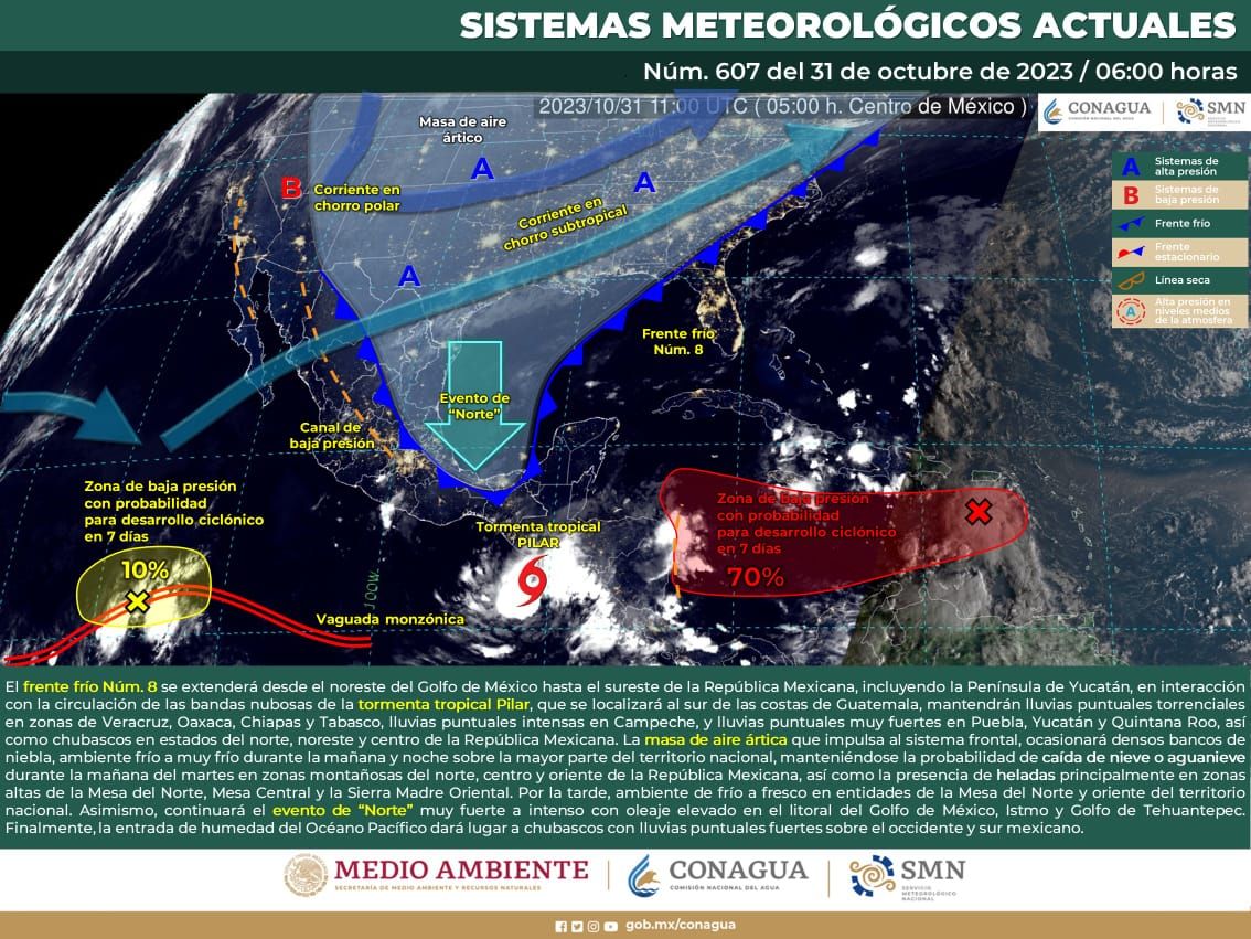 CONTINUARÁN LAS BAJAS TEMPERATURAS EN COAHUILA