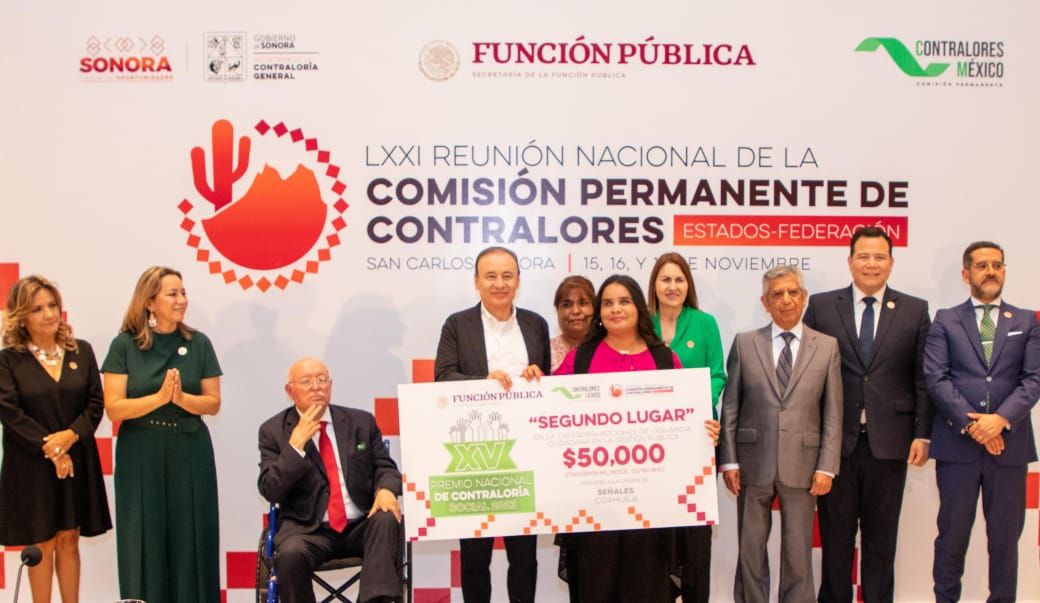 RECIBE COAHUILA PREMIO NACIONAL DE CONTRALORÍA SOCIAL 2023